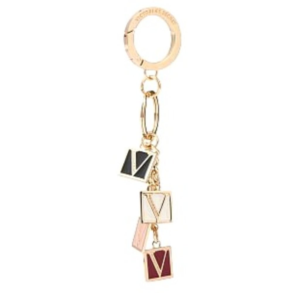 Victoria's Secret Monogram Dice Keychain Charm
